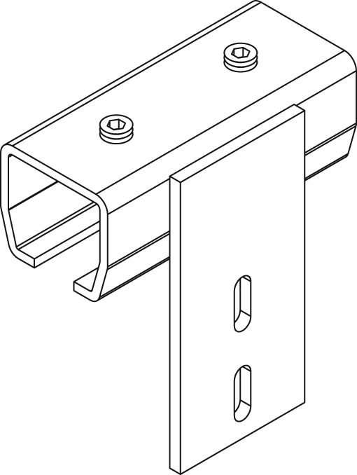 Wall Mount Connector/Flange Down
