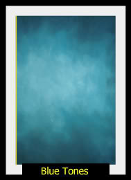 Old Master Style Muslin Backdrop Blue Tones