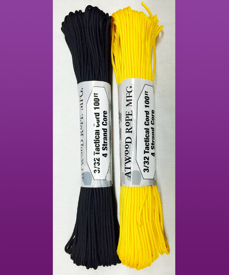 Tactical Rope Black Yellow