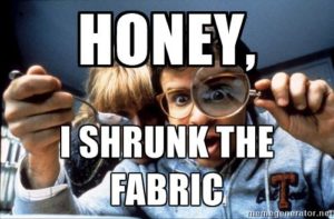 Shrunk your fabric? This is the ultimate guide to fabric care that you need.